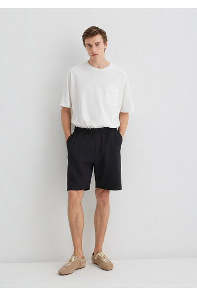 Mavi Black Knitted Shorts 0410314-900