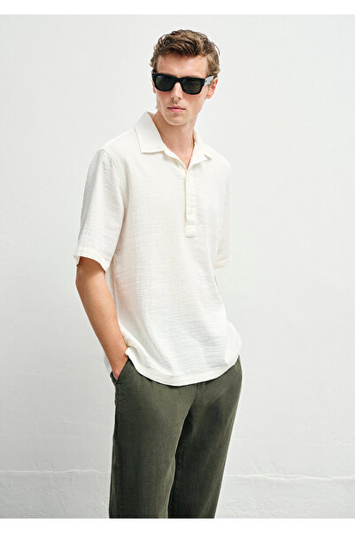 Mavi Ecru Polo T-Shirt Regular Fit / Standard Cut 0211619-70057