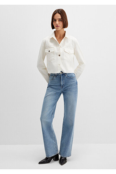 Mavi Thalia Blue Premium White Jean Jacket 1110289 -89161