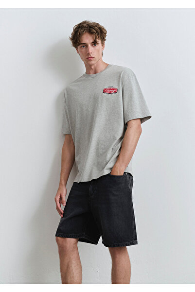 Mavi Houston Street Anthracite Jean Shorts 0410672-89813