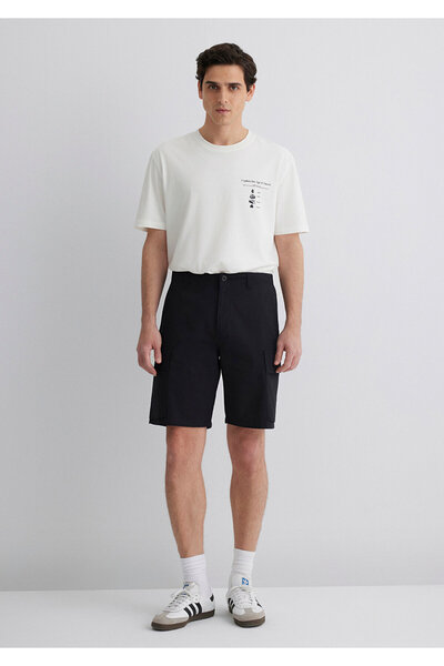 Mavi Black Cargo Shorts 0410262-900