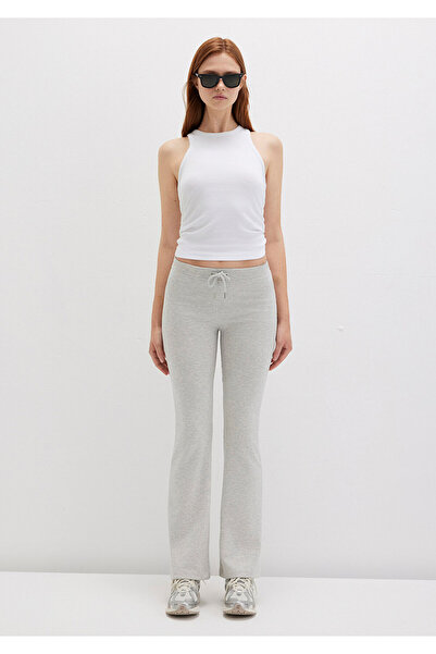 Mavi Flared Leg Gray Interlock Sweatpants 1011077-88467