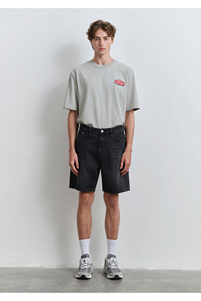 Mavi Houston Street Anthracite Jean Shorts 0410672-89813