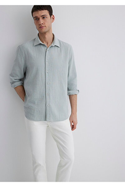 Mavi Light Green Shirt Regular Fit 0211518 -70148