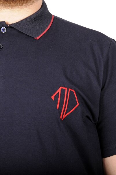 ModeXL Mode Xl Великий розмір Футболка Поло Кишеня Sup Md Basic 21555 Синій