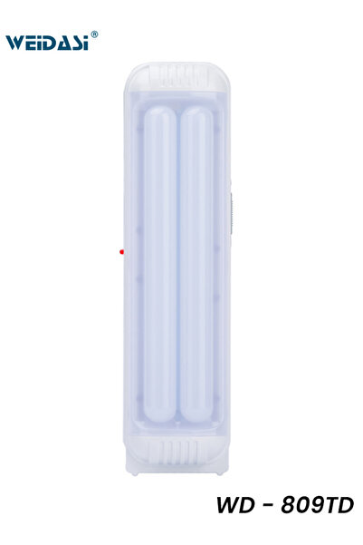 weidasi Rechargeable LED Emergency Light with 40 SMD LEDs, Dual Brightness, and AC/DC Charging Ports