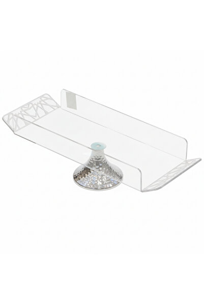 ALQANNAS Acrylic serving dishes with a base | Elegant design for desserts, very high quality