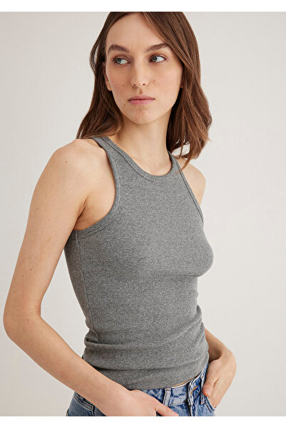 Mavi Halter Neck Grey Basic Singlet Slim Fit / Slim Fit 1612462 -83096