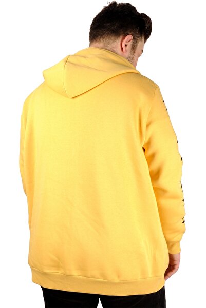 ModeXL Ανδρικό φούτερ με κουκούλα 1919ny 21516 Μαύρο