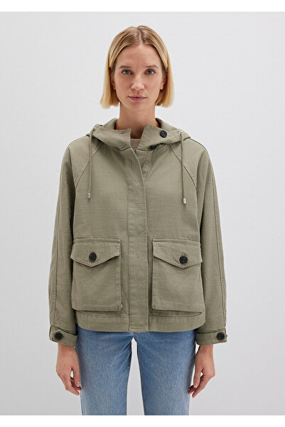 Mavi Μπουφάν Χακί με κουκούλα Oversize / Φαρδιά Κοπή 1110625 -71818