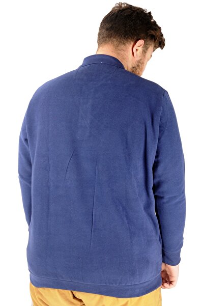 ModeXL Чоловіча футболка-поло Mode Xl Selanik The Lightgouse 20443 Indigo