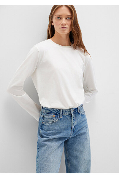 Mavi Langärmliges Basic-T-Shirt mit lockerer Passform 1613038 -70057