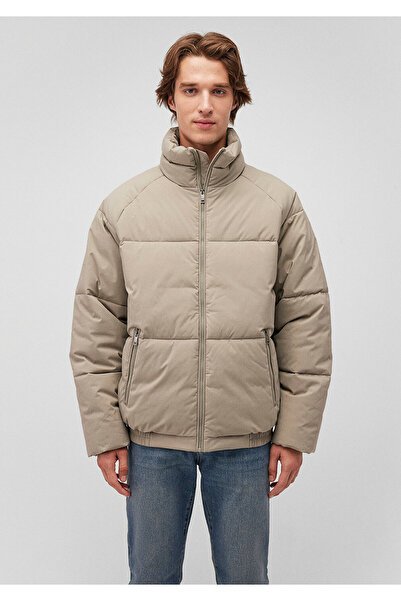 Mavi Stand Collar Beige Puffer Jacket 0110399 -87213