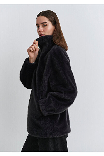 Mavi Anthracite Plush Jacket Oversize / Wide Cut 1110597 -84671