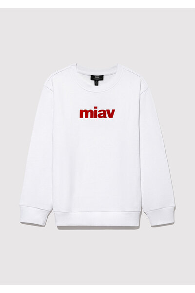 Mavi Φούτερ με στάμπα Meow