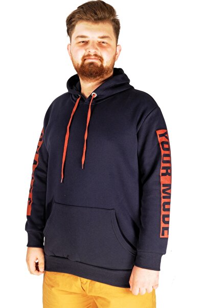 ModeXL Mode Xl Чоловічий світшот з капюшоном Change Your Mode 21501 Синій