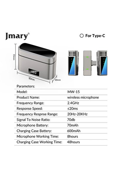 Jmary MW-15 Wireless Microphone