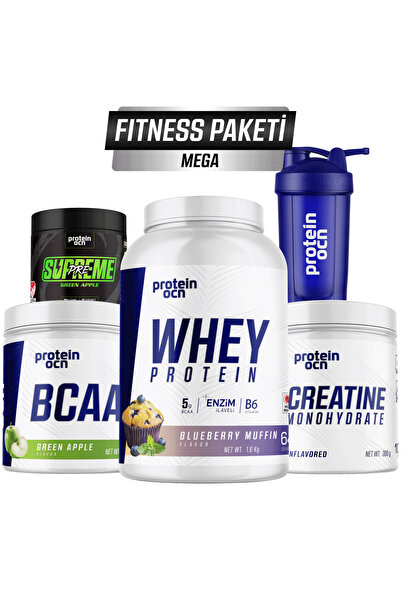 Proteinocean Fıtness Paketi Mega - Blueberry Muffin Yeşil Elma