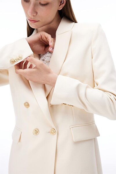 Perspective Morningstar Regular Fit Long Sleeve Men's Lapel Light-Beige Jacket