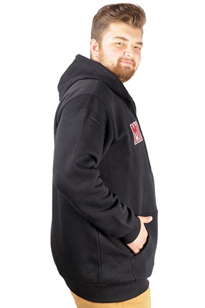 ModeXL Mode Xl Men's Sweat Hooded Michigan 21519 Navy Blue