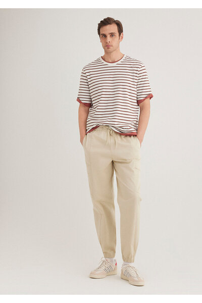 Mavi Beige Cargo Jogger Pants 0010430-70322