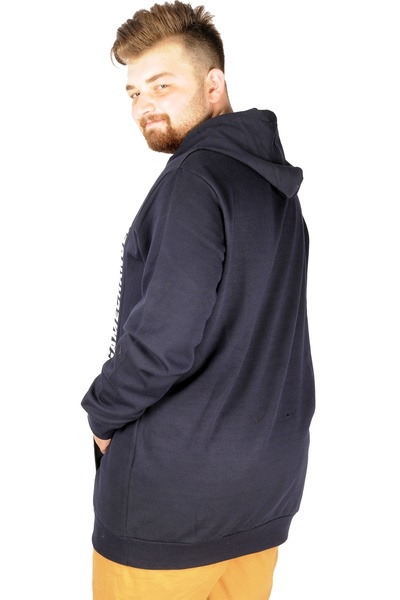 ModeXL Мода Xl Erkek Світшот з капюшоном Stellock Gamechanger 21507 Lacivert