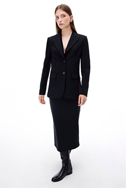 Perspective Animas Regular Fit Standard Length Men's Lapel Black Jacket