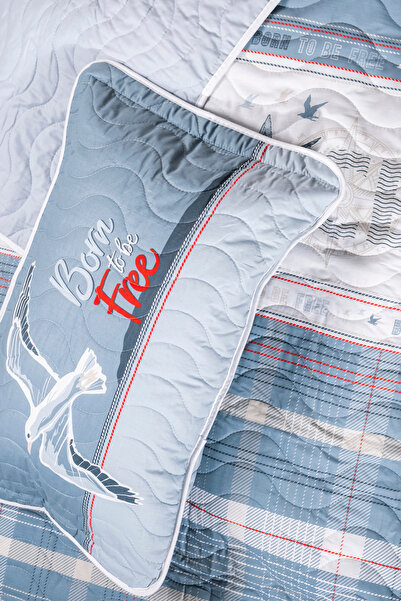 Clasy Ranforce 100% бавовняний комплект постільної білизни для односпального ліжка Ocean