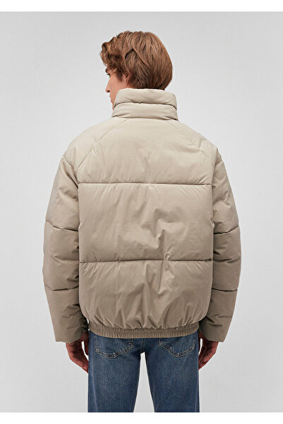 Mavi Stand Collar Beige Puffer Jacket 0110399 -87213
