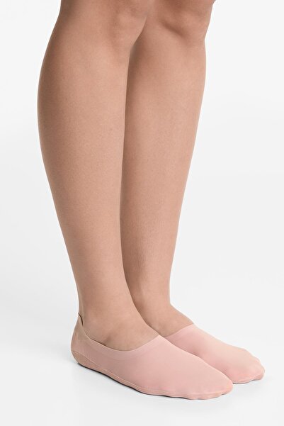 Oysho 2 pairs of invisible high cut rib socks with microfibre