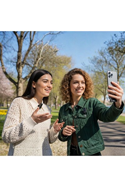 Jmary MW-17 Wireless Lavalier Microphone USB-C for Android, 2.4GHz Clip-On, Noise Reduction