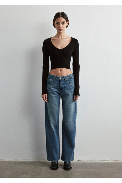 Mavi Pantaloni Jean albastru deschis Taylor Iconic Shaded 1010840 -88195