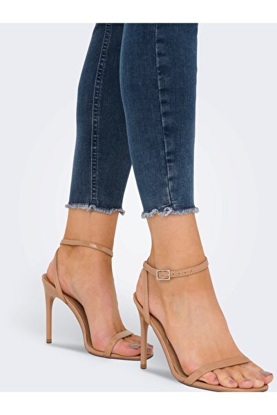 ONLY Gemusterte Jeanshose mit mittlerer Taille für Damen 15216970