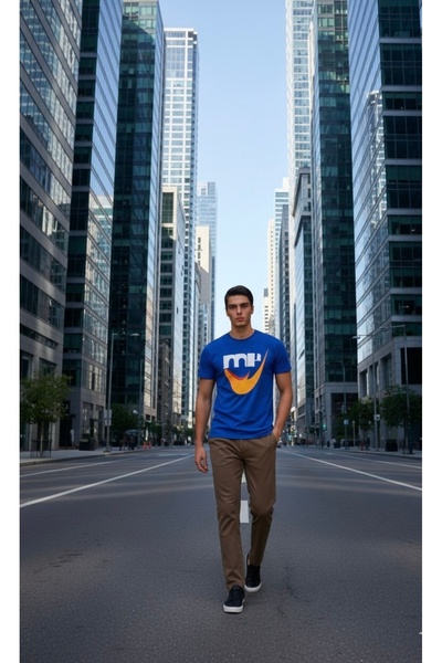 STITCH by MH Printed Logo T-shirt Mens