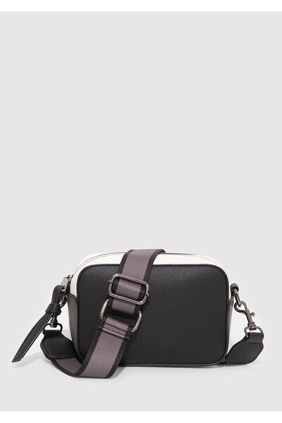 Mavi Anthracite Black Crossbody Bag - with Strap, 1910084 -88035