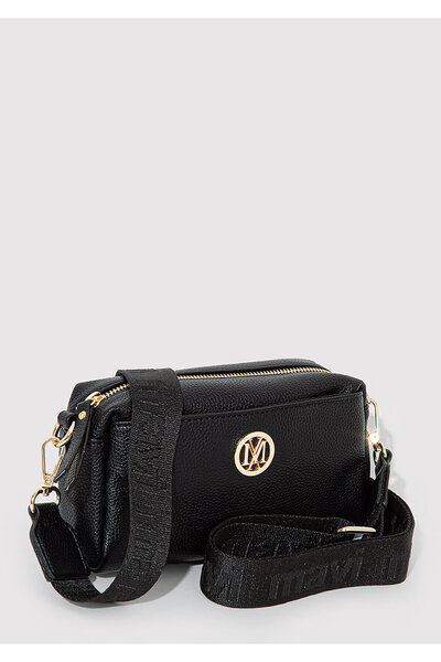 Mavi Black Crossbody Bag with Seal Logo Detail 1912662-900