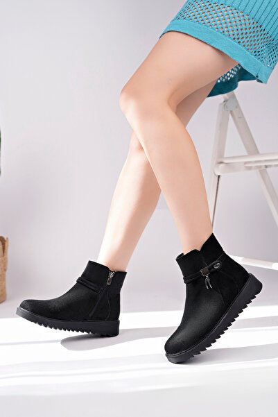 Madam Tarz Dvm-104 Düz Taban Tokalı Bot