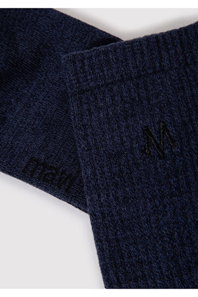 Mavi Marineblaue Socken mit Seal-Logo-Stickerei 0911622-32184