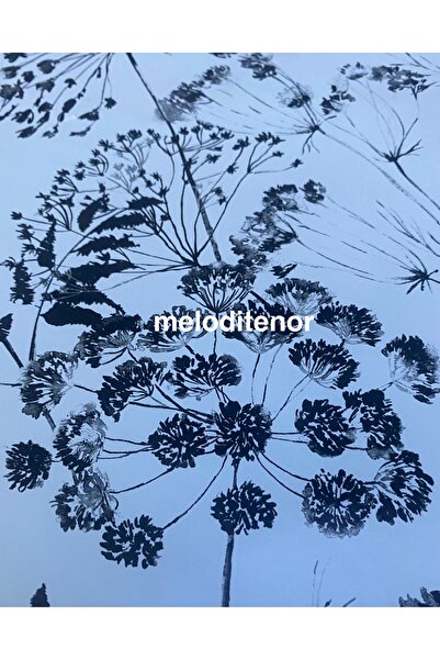 MİRELLA Thick Lined Non-Slip Black Cipso Floral Pvc Oilcloth Tablecloth