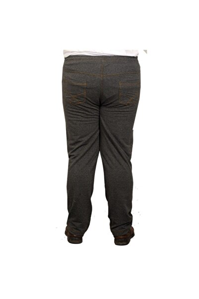 ModeXL Ανδρικό Anthracite Plus Size Seasonal Sweatpants20005