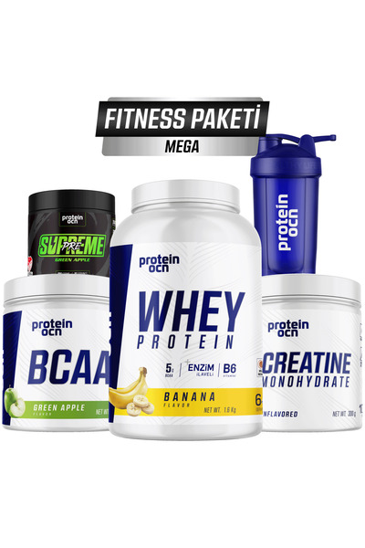 Proteinocean Fıtness Paketi Mega - Muz Yeşil Elma