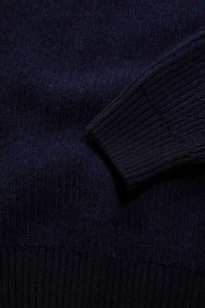 W Collection DARK BLUE KNITWEAR SWEATER