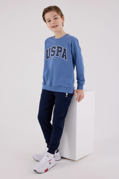 U.S. Polo Assn. U.S. Polo Assn Boys Blue Tracksuit Set