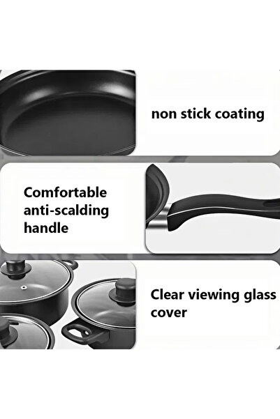 Generic Kitchen All-Round King 13-Piece Cookware Set