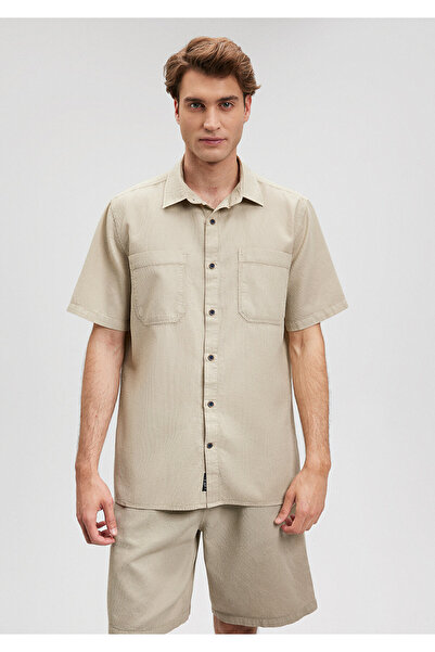 Mavi Καφέ πουκάμισο Regular Fit -0210839-70322