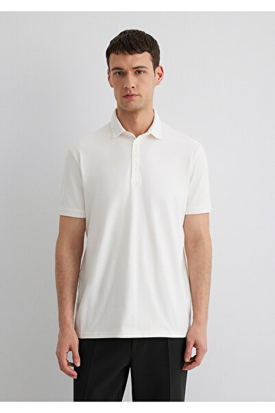 Mavi Λευκό μπλουζάκι πόλο - Regular Fit, Regular Fit0612011-70057