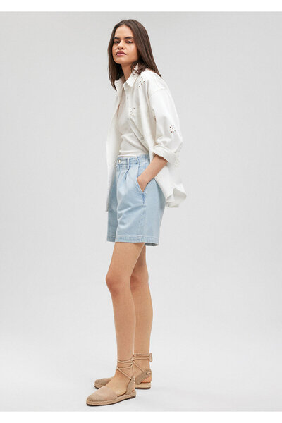 Mavi Pantaloni scurți Mandy Mediterranean albastru deschis 1410121 -87997