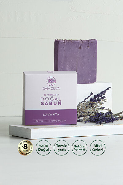 Gaia Oliva Lavantalı ve Zeytinyağlı El Yapımı Doğal Sabun