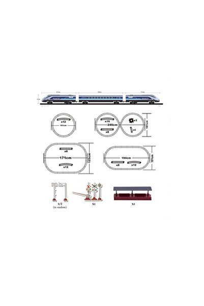 OEM High-Speed Electric Train with Light & Sound