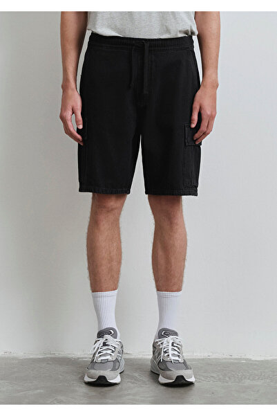 Mavi Bremen Street Anthracite Jean Shorts 0410680 -87156